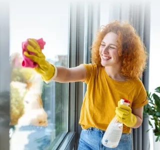 Как помыть окна на балконе снаружи? - фото