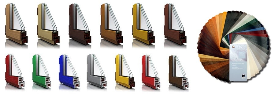 Цветные окна REHAU