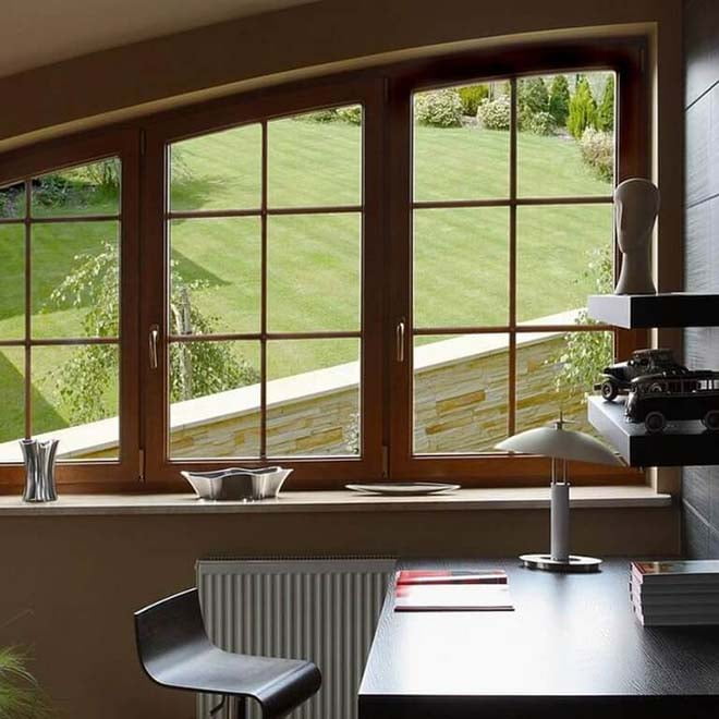 Нестандартные окна REHAU фото