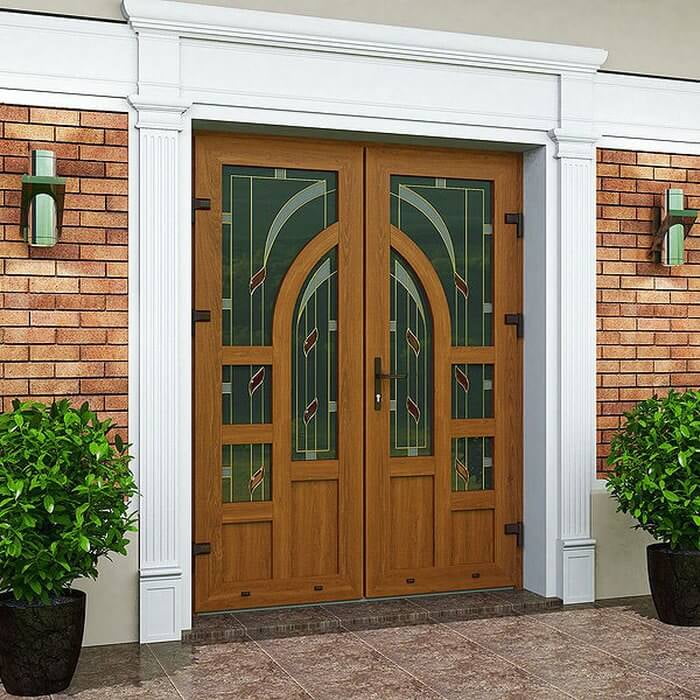 Входные двери REHAU фото